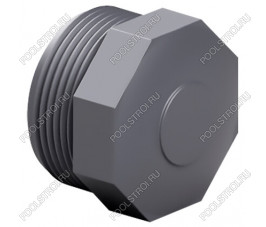Заглушка ПВХ Effast RERTAE040E с наружной резьбой d1-1/4 Заглушка ПВХ Effast RERTAE040E с наружной резьбой d1-1/4