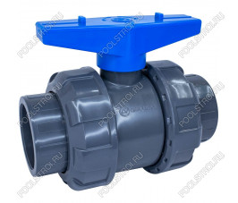 Кран шаровый d32 (уплотнение TPV, остальное EPDM) с муфтовым окончанием AQUAVIVA