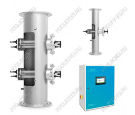 Ультрафиолетовая установка LIfetech TOP 770м3, DN400, 5*3kw, 18000h, Ручная очистка