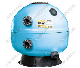 Фильтр AquaViva MS1600 (101м³/ч, 1600 мм, 3060 кг, 110 мм, 2,5Бар,1м засыпка)+люк д/выгрузки и см/окно