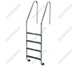 Лестница Flexinox STANDARD 4 ст AISI-304, для широкого борта