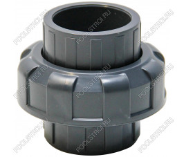 Муфта разборная c уплотнением EPDM d25 AQUAVIVA