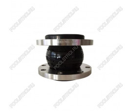 Сильфонный компенсатор EPDM  d110 фланцы (углеродистая сталь)