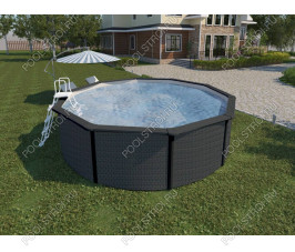 Морозоустойчивые бассейны MAGIC POOL (5,5х1,32м) (цвет ротанг) Морозоустойчивые бассейны MAGIC POOL (5,5х1,32м) (цвет ротанг)