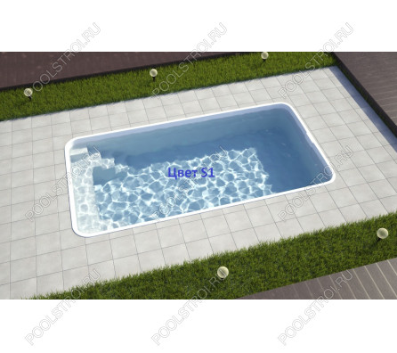 Композитный бассейн КОРСО ECOLINE (5х3х1.5м)