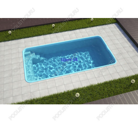 Композитный бассейн КОРСО ECOLINE (5х3х1.5м)