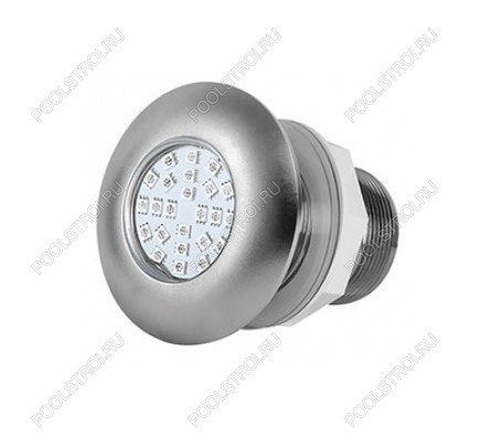 Cветильник N632. LED. RGB 2 пр.. встраиваемый. гайка. 5Вт. 12В AC. AISI304