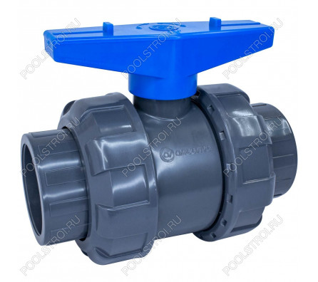Кран шаровый d110 (уплотнение TPV, остальное EPDM) с муфтовым окончанием AQUAVIVA