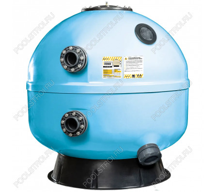 Фильтр озон. AquaViva HS1600 (1600мм, 160мм, 2,5Бар,1,5м засыпка)+люк д/выгрузки и см/окно