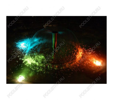 Прожектор LED Aquaviva (1led, 7 Вт, 12 В) RGB для фонтана